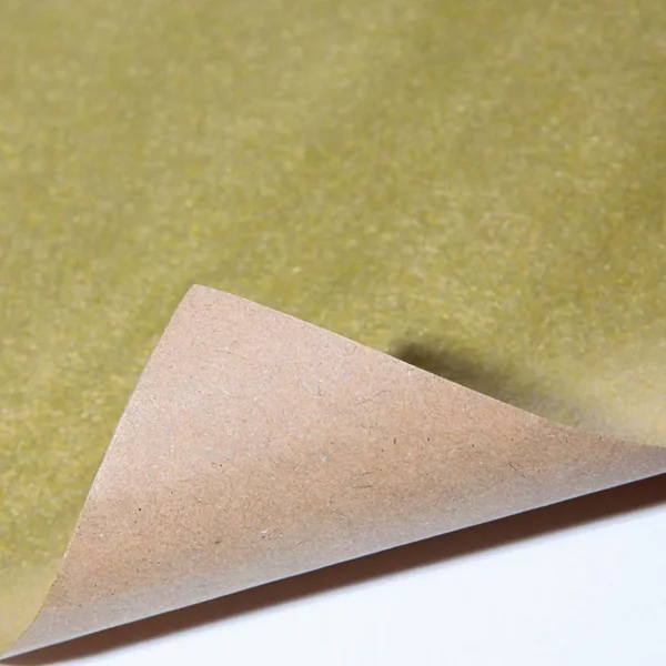 Geschenkpapier | Go Green - Nachhaltige Geschenkverpackung^DecoWoerner Recyceltes, enes Uni-Kraftpapier – 50 M Geschenkpapier-Rolle gold