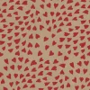 Geschenkpapier | Go Green - Nachhaltige Geschenkverpackung^DecoWoerner Recyceltes Kraftpapier Mit en Herzen – 50 M Geschenkpapier-Rolle rot