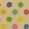 Geschenkpapier | Go Green - Nachhaltige Geschenkverpackung^DecoWoerner Recyceltes Kraftpapier Mit Bunten Punkten – 50 M Geschenkpapier-Rolle mehrfarbig