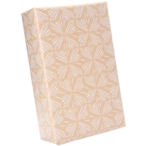 Geschenkpapier | Go Green - Nachhaltige Geschenkverpackung^DecoWoerner Recyceltes Kraftpapier Mit Weißen, Geometrischen Mustern – 50 M Geschenkpapier-Rolle braun