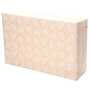 Geschenkpapier | Go Green - Nachhaltige Geschenkverpackung^DecoWoerner Recyceltes Kraftpapier Mit Weißen, Geometrischen Mustern – 50 M Geschenkpapier-Rolle braun