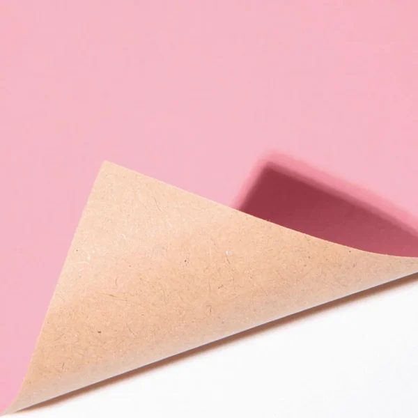 Geschenkpapier | Go Green - Nachhaltige Geschenkverpackung^DecoWoerner Recyceltes, Uni-Kraftpapier – 50 M Geschenkpapier-Rolle rosa