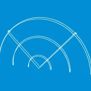 Dekorationshilfen & Werkzeug^DecoWoerner Riesen Deckengitter-Ring , 200 Cm Ø weiß