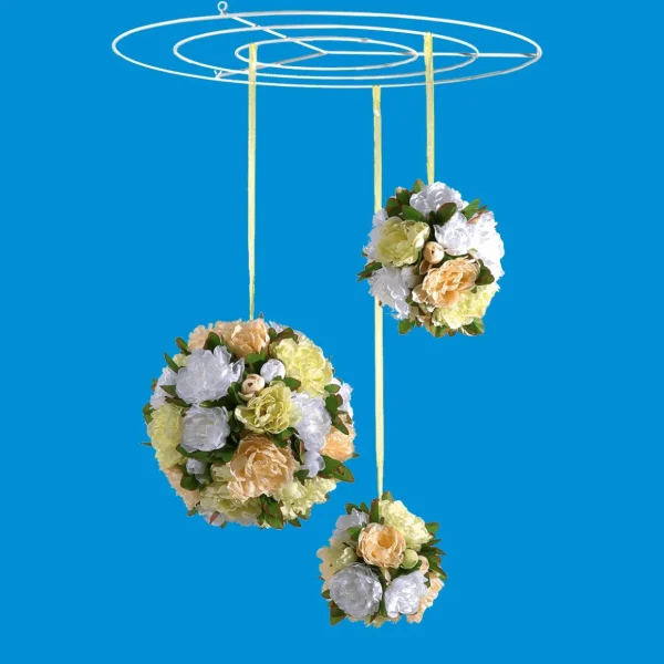 Dekorationshilfen & Werkzeug^DecoWoerner Riesen Deckengitter-Ring , 200 Cm Ø weiß