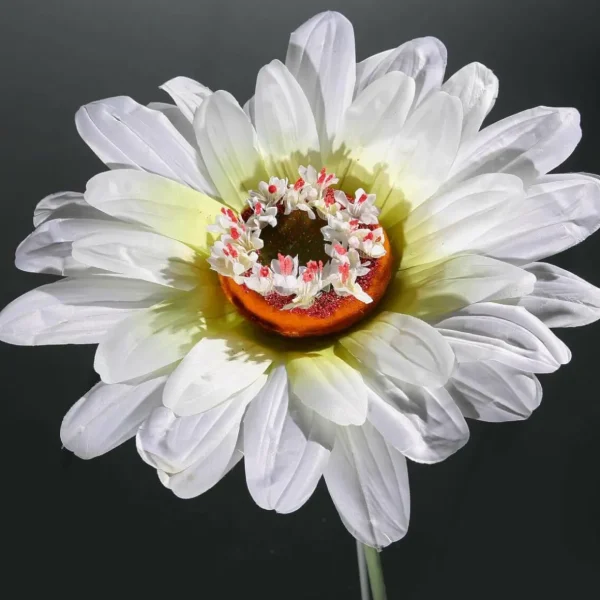 Frühlingsdeko | Kunstblumen^DecoWoerner Riesen Gänseblümchen , 100 Cm weiß