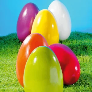 Osterdeko^DecoWoerner Riesen Osterei , 50 Cm gelb