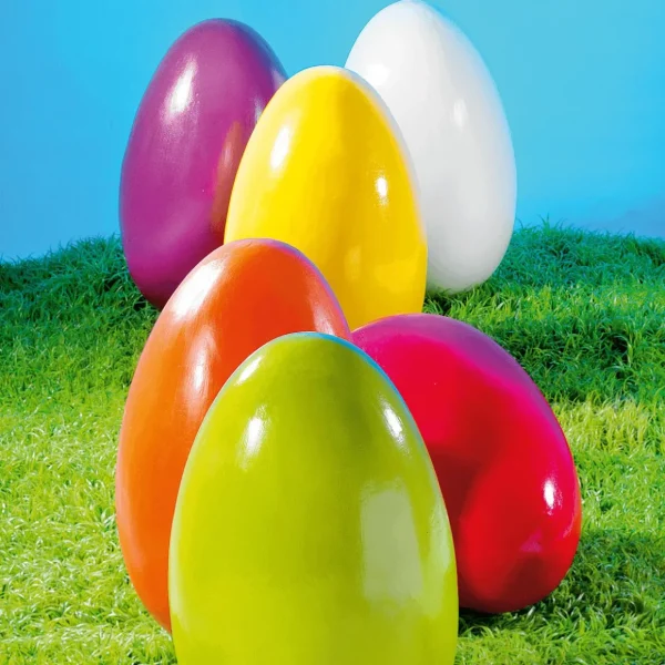 Osterdeko^DecoWoerner Riesen Osterei , 50 Cm gelb