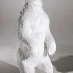 Dekotiere | Winterdeko^DecoWoerner Riesengroßer Plüsch-Eisbär, 185 Cm Hoch weiß