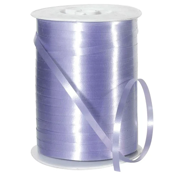 Geschenkband^DecoWoerner Ringelband, 5 Mm, 500 M, Flieder, Lila violett
