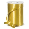 Geschenkband^DecoWoerner Ringelband, 10 Mm, 250 M, gold