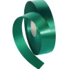 Geschenkband^DecoWoerner Ringelband, 31 Mm, 100 M, grün