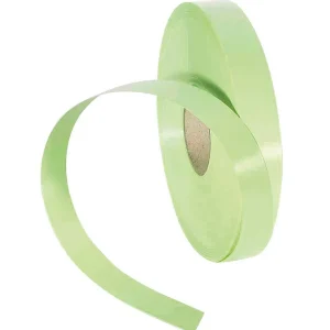Geschenkband^DecoWoerner Ringelband, 19 Mm, 100 M, Hell grün