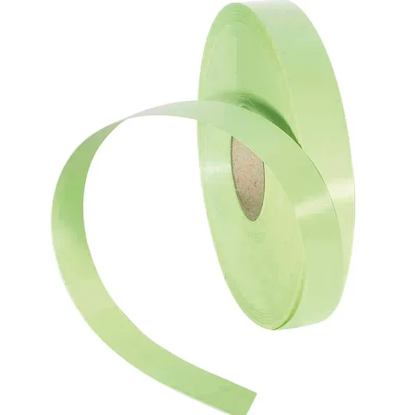 Geschenkband^DecoWoerner Ringelband, 19 Mm, 100 M, Hell grün