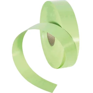 Geschenkband^DecoWoerner Ringelband, 31 Mm, 100 M, Hell grün