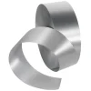 Geschenkband^DecoWoerner Ringelband, 50 Mm, 100 M, silber