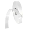Geschenkband^DecoWoerner Ringelband, 19 Mm, 100 M, weiß