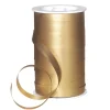 Geschenkband^DecoWoerner Ringelband Matt, 10 Mm, 100 M, gold