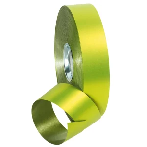 Geschenkband^DecoWoerner Ringelband Matt, 31 Mm, 100 M, Hell grün