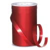 Geschenkband^DecoWoerner Ringelband Matt, 10 Mm, 100 M, rot
