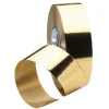 Geschenkband^DecoWoerner Ringelband Metallic, 31 Mm, 50 M, gold
