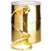 Geschenkband^DecoWoerner Ringelband Metallic, 5 Mm, 250 M, gold