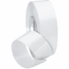 Geschenkband^DecoWoerner Ringelband Metallic, 31 Mm, 50 M, weiß