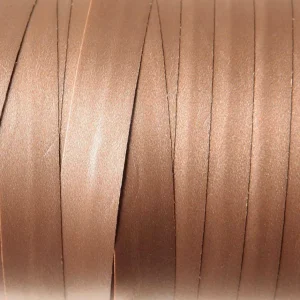 Geschenkband^DecoWoerner Ringelband Pastell, 10 Mm, 150 M, Champagner weiß