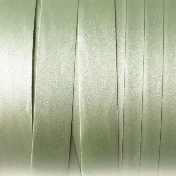 Geschenkband^DecoWoerner Ringelband Pastell, 10 Mm, 150 M, Salbei grün
