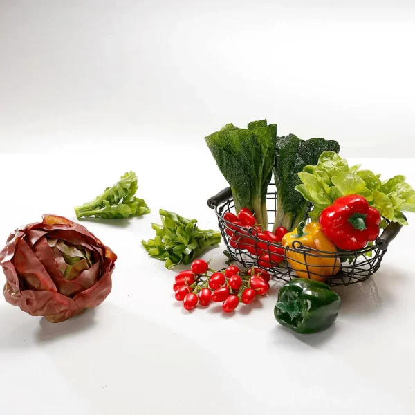 Gemüse & Kräuter^DecoWoerner Rucola Salat Lebensmittel-Attrappe, Pack à 2 Stück grün