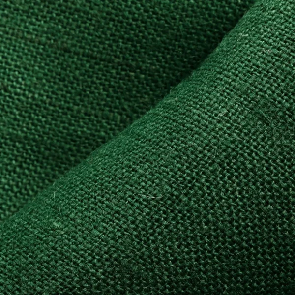 Stoffe^DecoWoerner Rupfen Jute, 160 Cm Breit, grün
