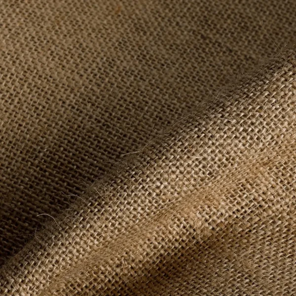Stoffe^DecoWoerner Rupfen Jute, 160 Cm Breit, Natur braun
