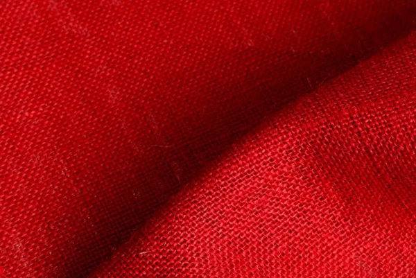 Stoffe^DecoWoerner Rupfen Jute, 160 Cm Breit, rot