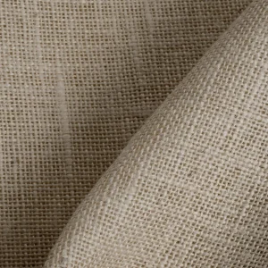 Stoffe^DecoWoerner Rupfen Stoff, 160 Cm Breit, Creme weiß