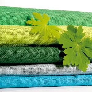 Stoffe^DecoWoerner Rupfen Stoff, 160 Cm Breit, Creme weiß