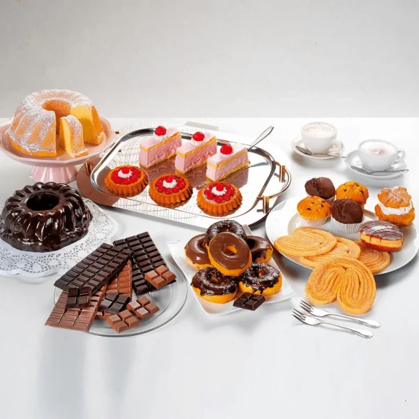 Brot & Kuchen^DecoWoerner Sahne Windbeutel Lebensmittel-Attrappe 9 Cm braun