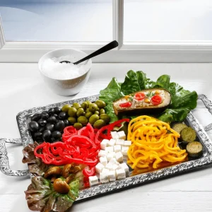 Gemüse & Kräuter^DecoWoerner Salatblätter Lebensmittel-Attrappe, Pack à 5 Stück grün