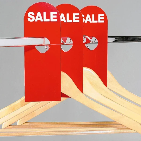 Verkaufsaktionen Bewerben | Kleiderbügel^DecoWoerner Sale-Schild Für Kleiderbügel mehrfarbig