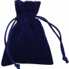 Geschenksäckchen^DecoWoerner Samtsäckchen Royal, 10 Cm, 30 Stück blau