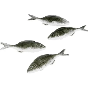 Fisch & Meeresfrüchte^DecoWoerner Sardinen Lebensmittel-Attrappe, 4 Stück Grau