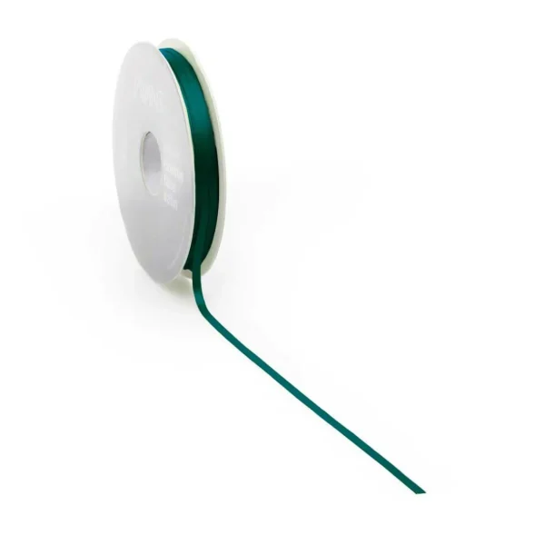 Geschenkband^DecoWoerner Satinband, 3 Mm X 50 M Dunkel grün