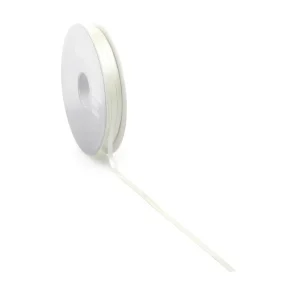 Geschenkband^DecoWoerner Satinband, 3 Mm X 50m Creme weiß