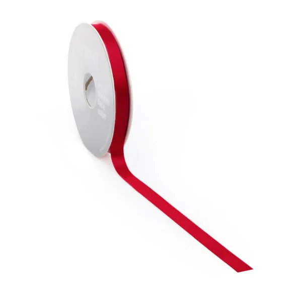 Geschenkband^DecoWoerner Satinband, 10 Mm X 25m rot