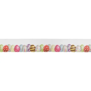 Geschenkband^DecoWoerner Satinband Geschenkband Mit Ostereier Motiv, 23 Mm, 20 M mehrfarbig