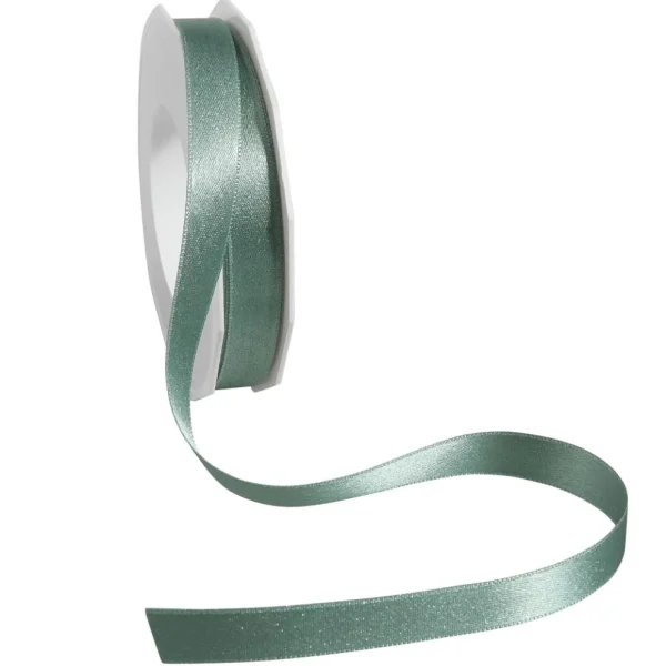 Geschenkband^DecoWoerner Satinband Glitter, 15 Mm, 20 M, Mint grün