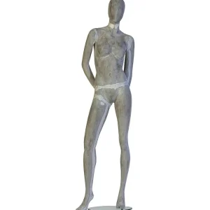 Schaufensterpuppen^DecoWoerner Schaufensterpuppe Weiblich "Sculpture", Hände Hinten B-Ware mehrfarbig