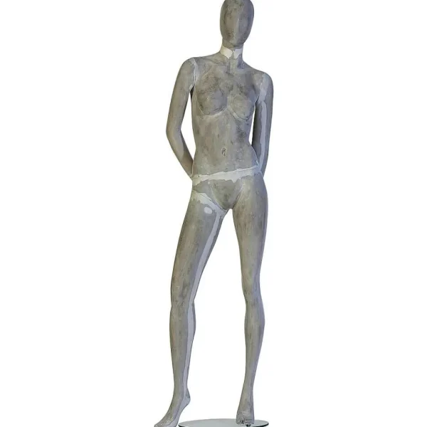 Schaufensterpuppen^DecoWoerner Schaufensterpuppe Weiblich "Sculpture", Hände Hinten B-Ware mehrfarbig
