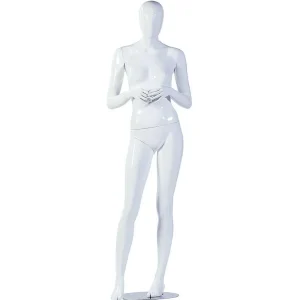 Schaufensterpuppen^DecoWoerner Schaufensterpuppe Weiblich "Apart" Dame , Arme Vorne B-Ware weiß