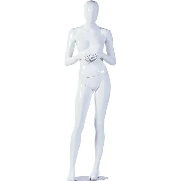 Schaufensterpuppen^DecoWoerner Schaufensterpuppe Weiblich "Apart" Dame , Arme Vorne B-Ware weiß