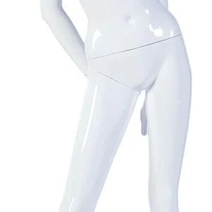 Schaufensterpuppen^DecoWoerner Schaufensterpuppe Weiblich APART Glossy, Arme Hinten weiß