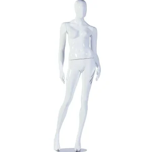 Schaufensterpuppen^DecoWoerner Schaufensterpuppe Weiblich APART Glossy weiß